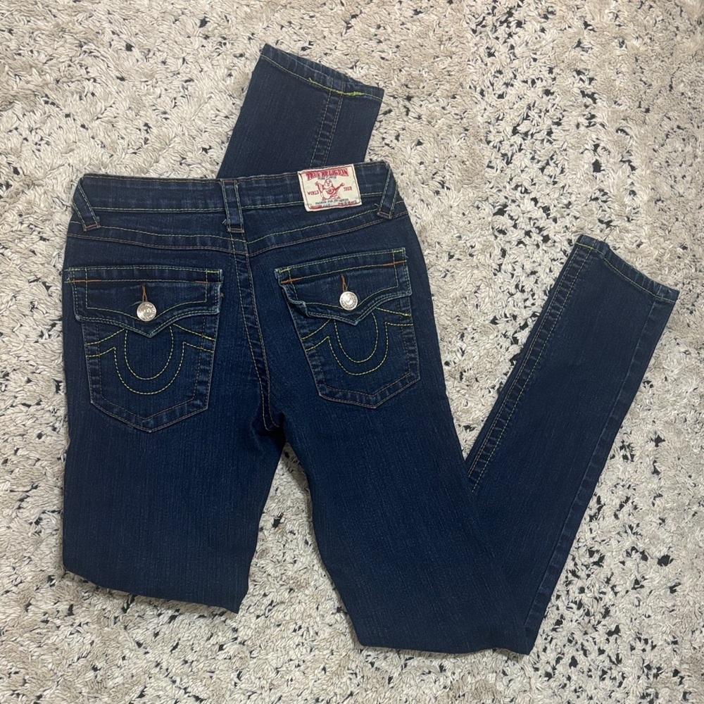 True Religion Dark Blue Skinny Jeans